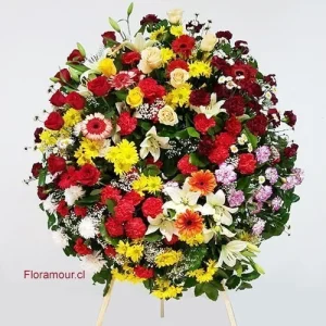 Hommage - Gran corona primaveral de condolencias