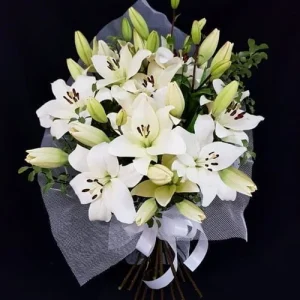Casablanca - Ramo de liliums multiflor