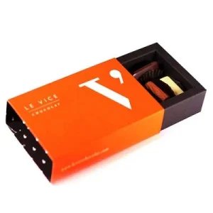 Caja de 8 bombones de chocolate "Le Vice"