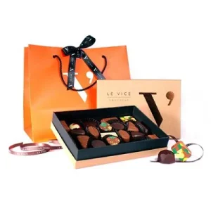 Caja de 22 bombones de chocolate Le Vice