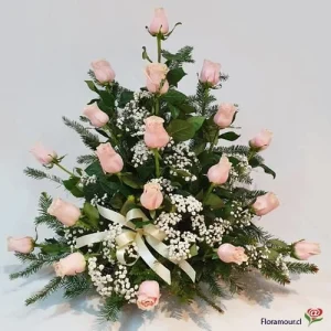 Esperanza - Gran arrimo de rosas pastel
