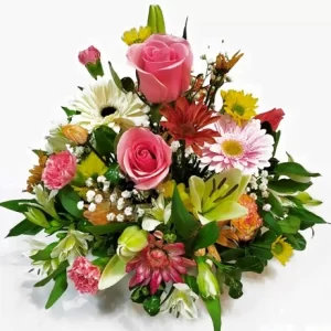 Alegría - Centro de flores mixtas primaverales