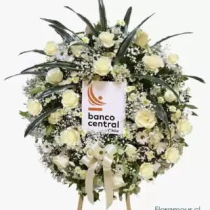 Elegance - Corona Institucional en Atril con Logo