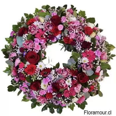 Corona Regina: Homenaje Floral para condolencias con Entrega a Domicilio en Santiago