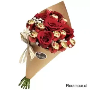 Cucurucho de Rosas y bombones