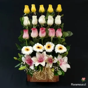 Palitroque - Formación de flores mixtas