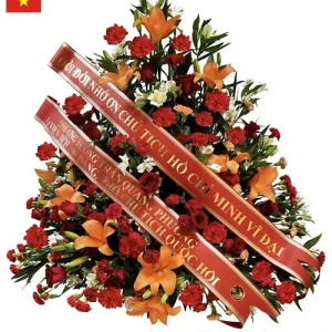 Arrimo Vietnam Rojizo extra con cintas letras impresas