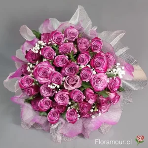 Chicago - Gran ramo de 35 rosas