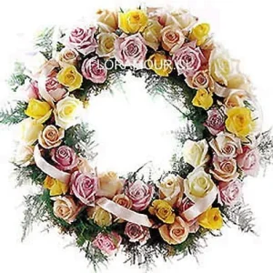 Coronas de rosas mixtas