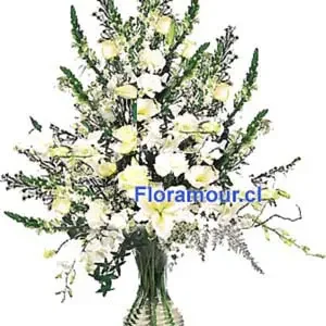 Florero de condolencias