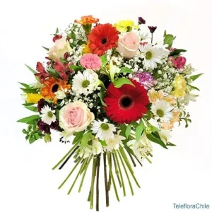 Hand-tied bouquet - Ramo de flores mixtas
