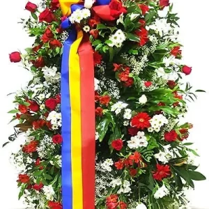 Ofrenda conmemorativa en atril