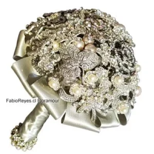 Ramo de novia de cristal