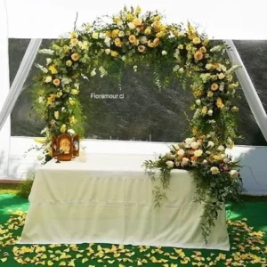 Decoración arco para eventos y bodas
