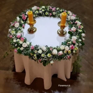 Decoración floral - Guirnalda borde de mesa